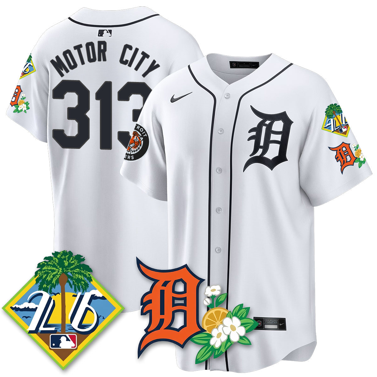 DET 2026 Spring Training Vapor Limited Jersey - Stitched