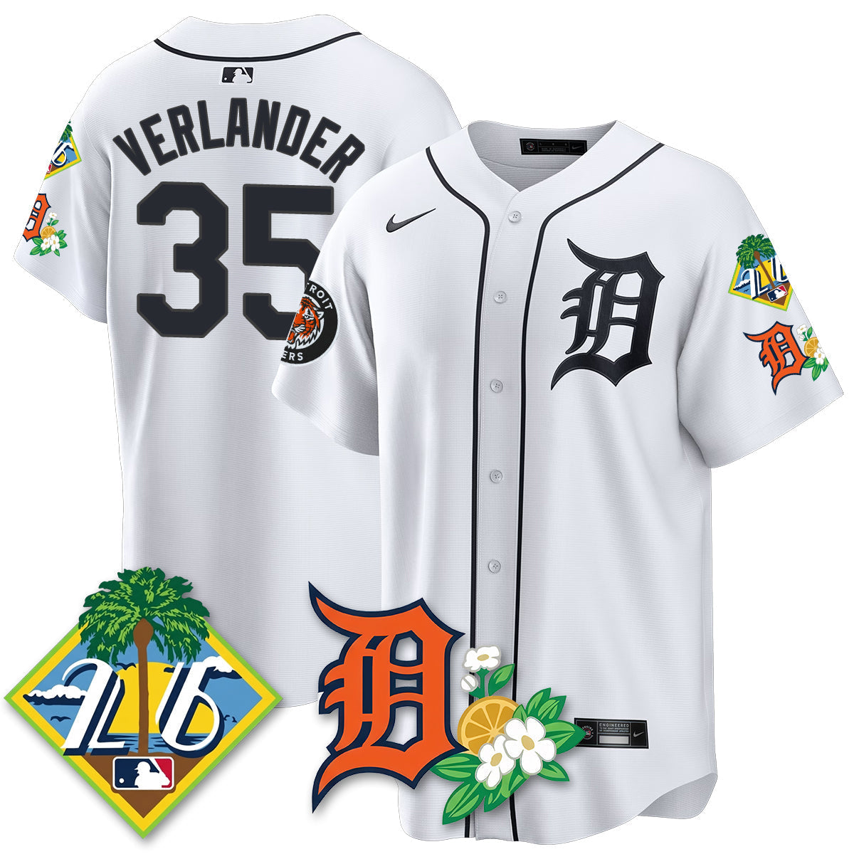 DET 2026 Spring Training Vapor Limited Jersey - Stitched