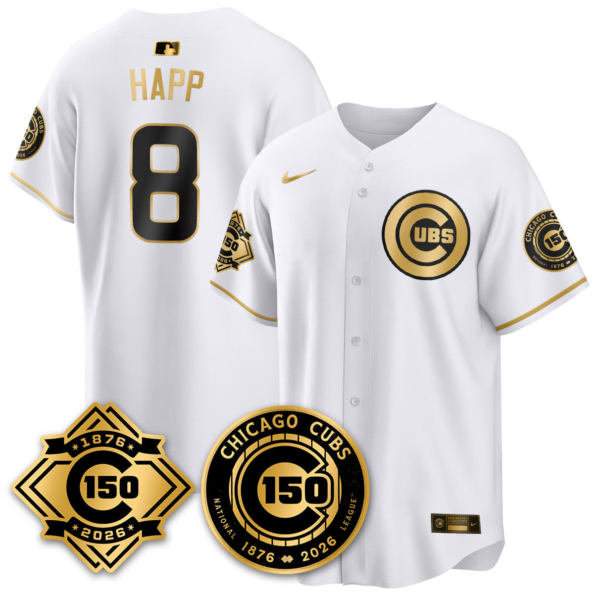 CHC Vapor Limited Black Gold Jersey - 150th Anniversary - Stitched
