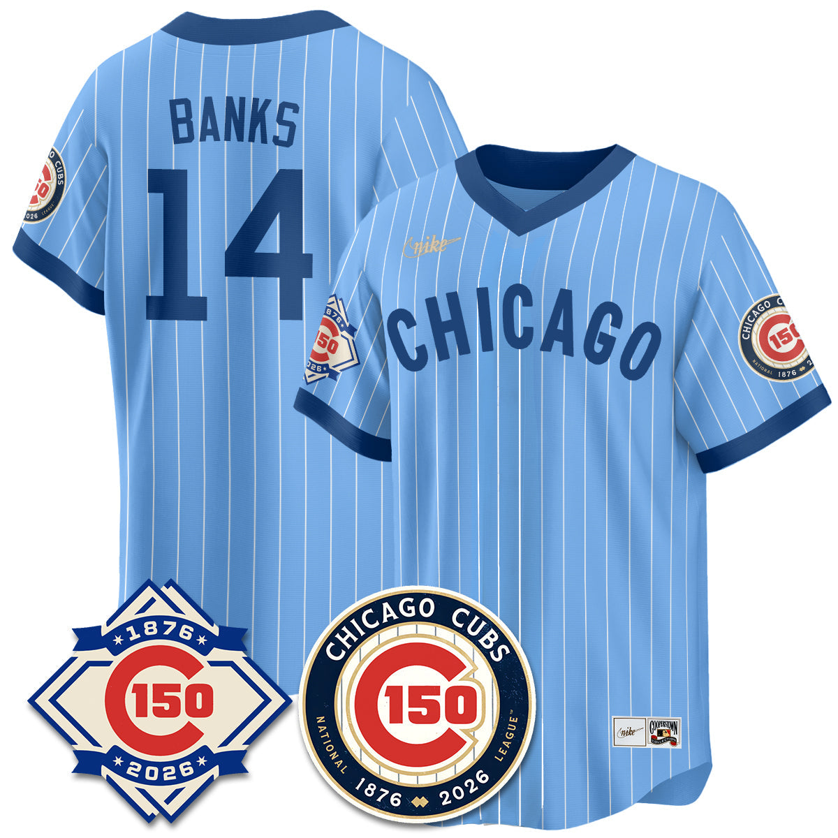 CHC Throwback Vapor Limited  Navy Jersey - 150th Anniversary - Stitched