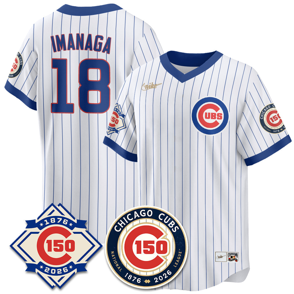CHC Throwback Vapor Limited  Navy Jersey - 150th Anniversary - Stitched