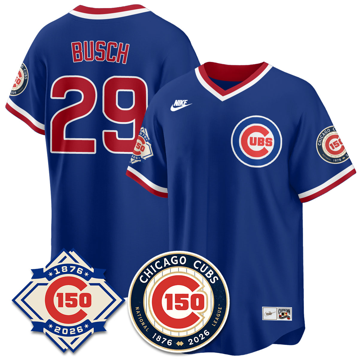 CHC Throwback Vapor Limited  Navy Jersey - 150th Anniversary - Stitched