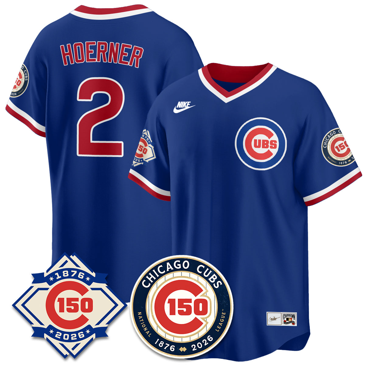 CHC Throwback Vapor Limited  Navy Jersey - 150th Anniversary - Stitched
