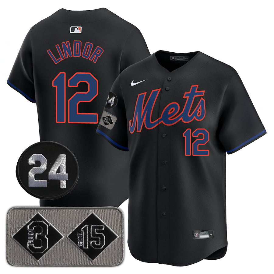 NYM Limited Jersey - 2024 Patch - Stitched