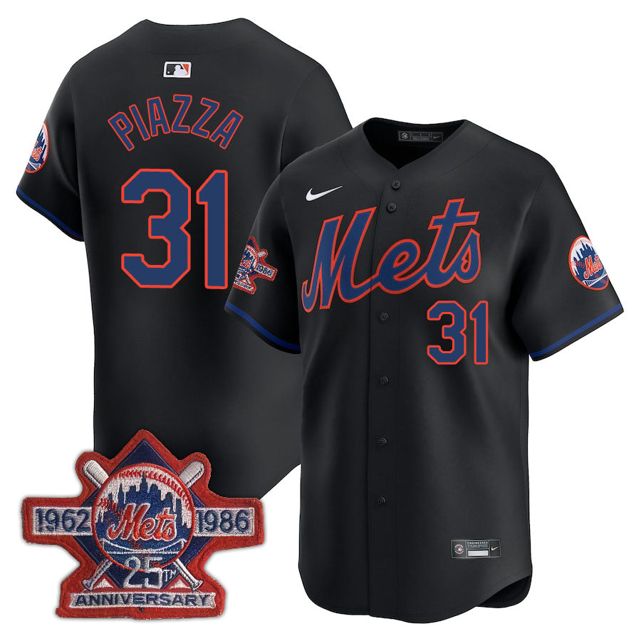 NYM Limited Jersey - 1986 Patch - Stitched