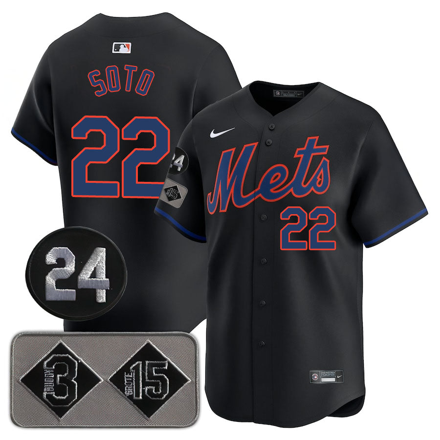NYM Limited Jersey - 2024 Patch - Stitched