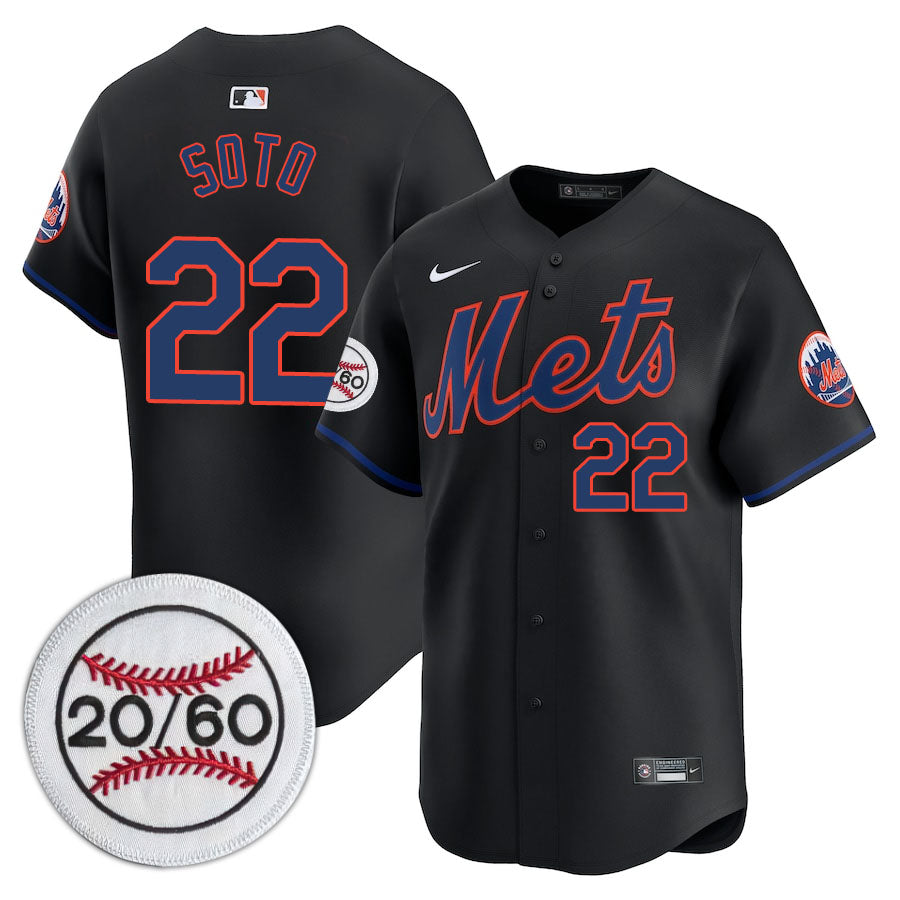 NYM Limited Jersey - 2001 Patch - Stitched