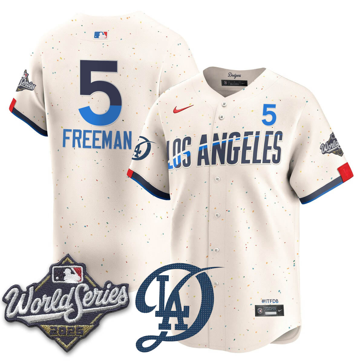 LAD 2025 World Series Jersey - Stitched