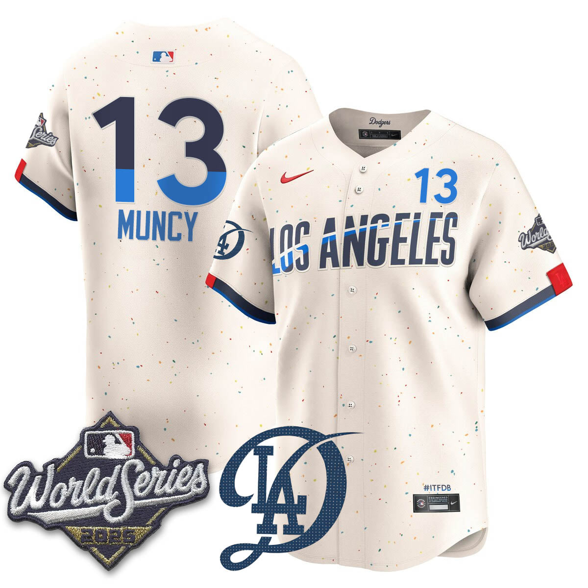 LAD 2025 World Series Jersey - Stitched