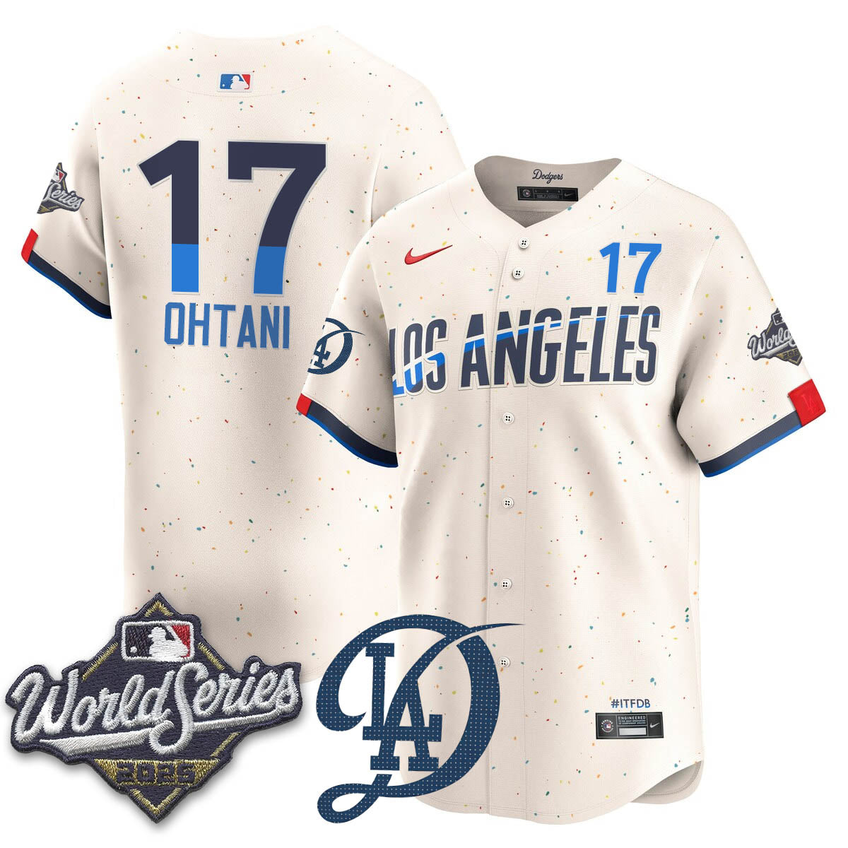 LAD 2025 World Series Jersey - Stitched