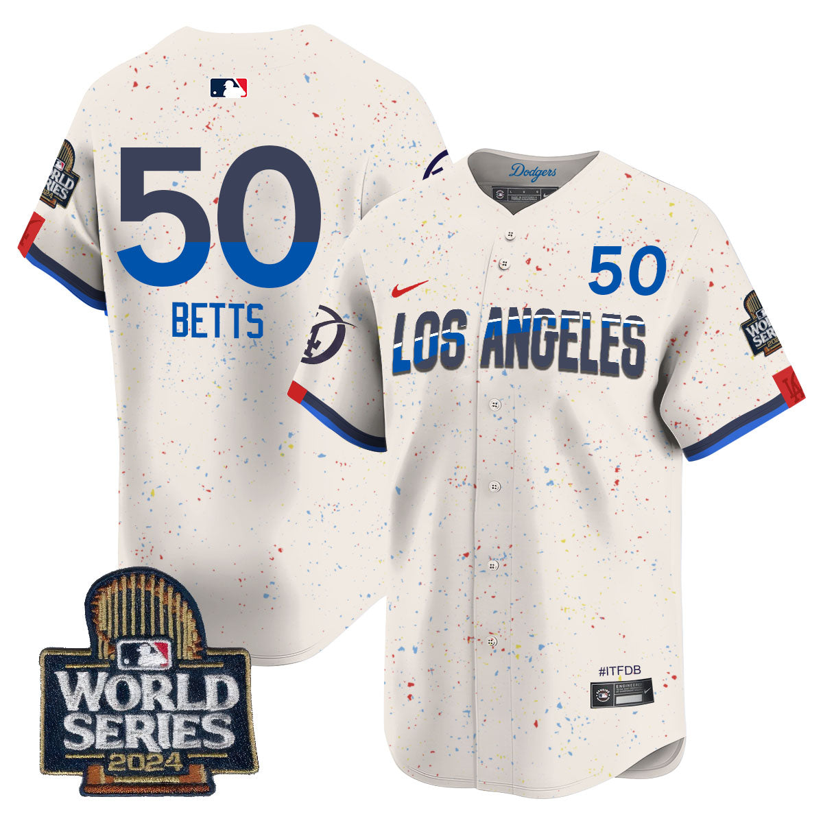LAD World Series 2024 Jersey - Stitched