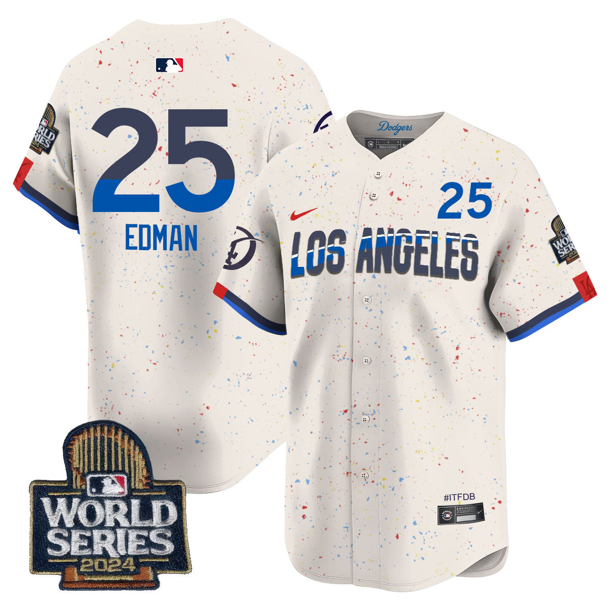 LAD World Series 2024 Jersey - Stitched
