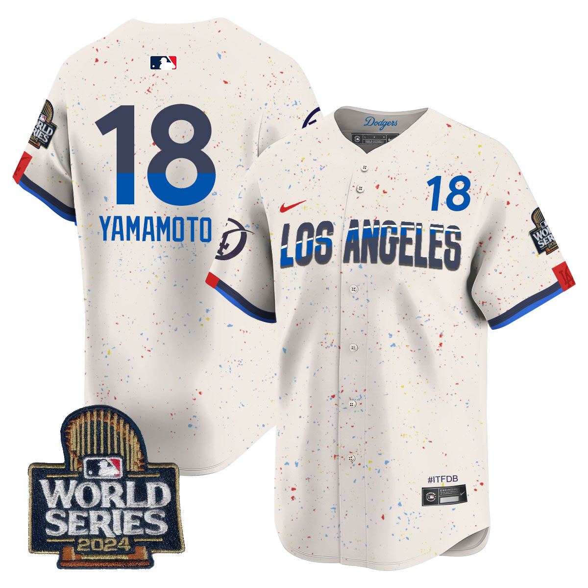 LAD World Series 2024 Jersey - Stitched