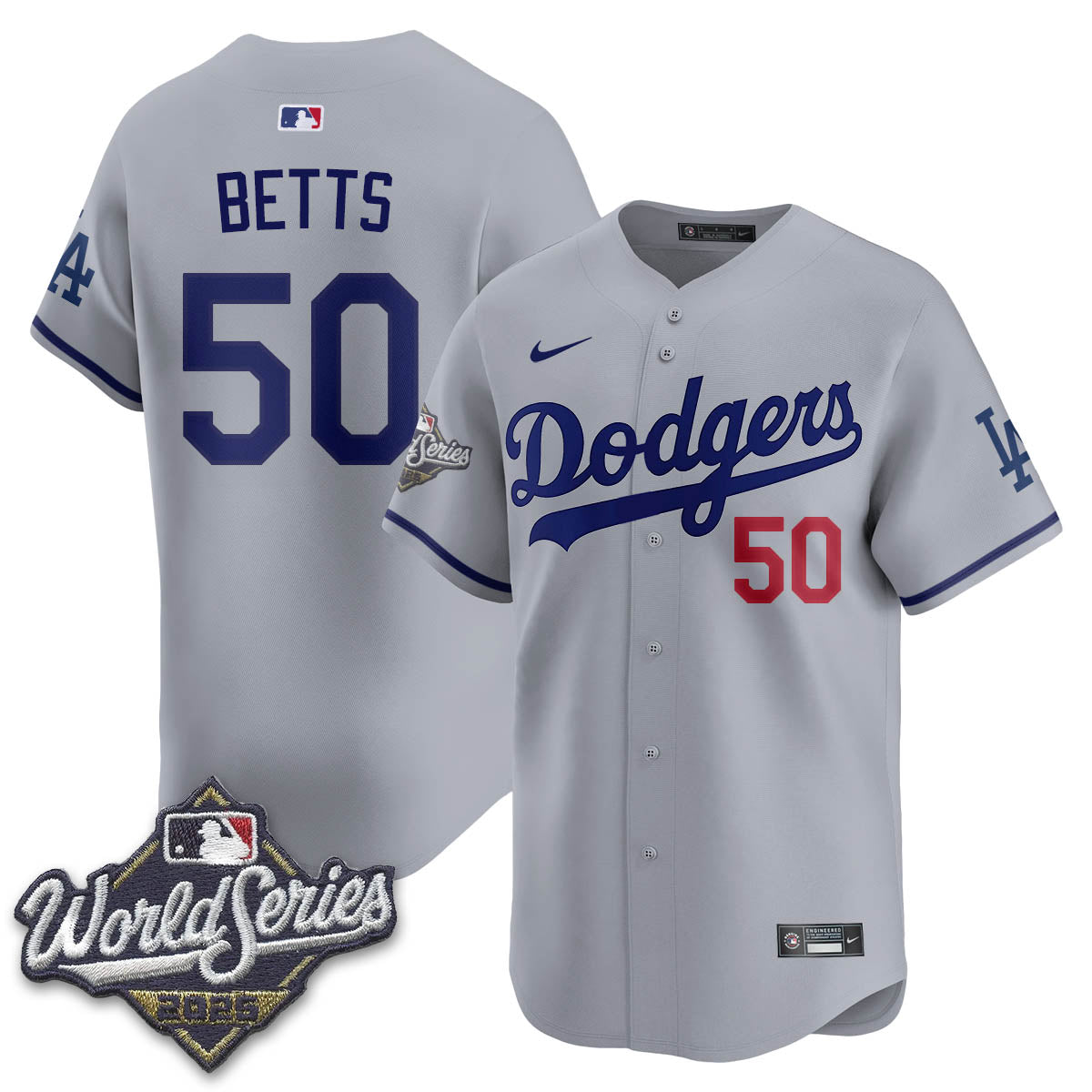 LAD 2025 World Series Jersey - Stitched