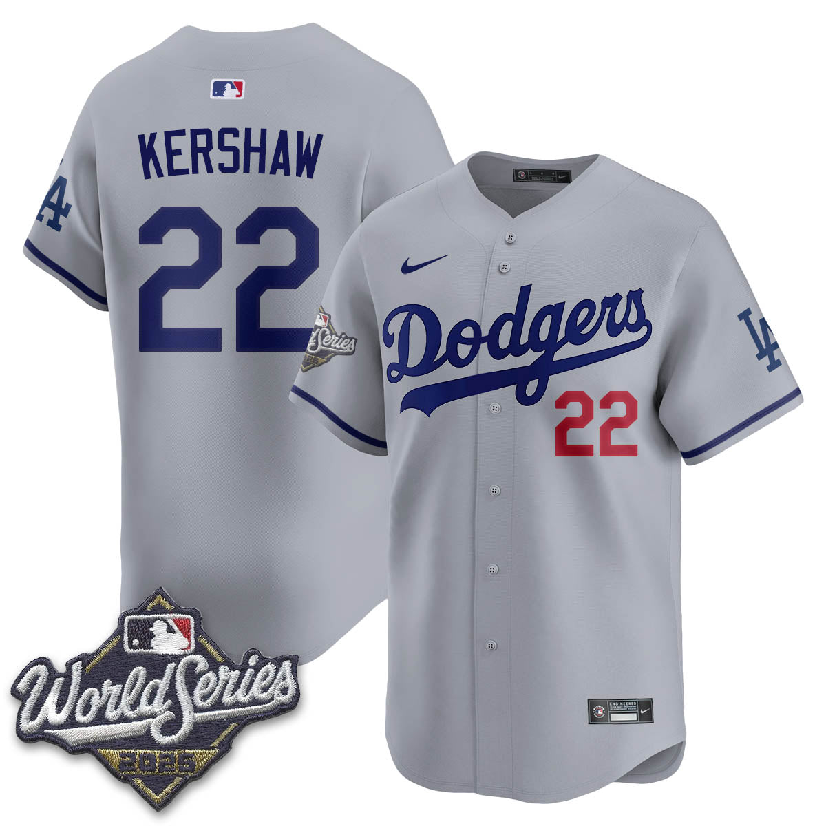 LAD 2025 World Series Jersey - Stitched