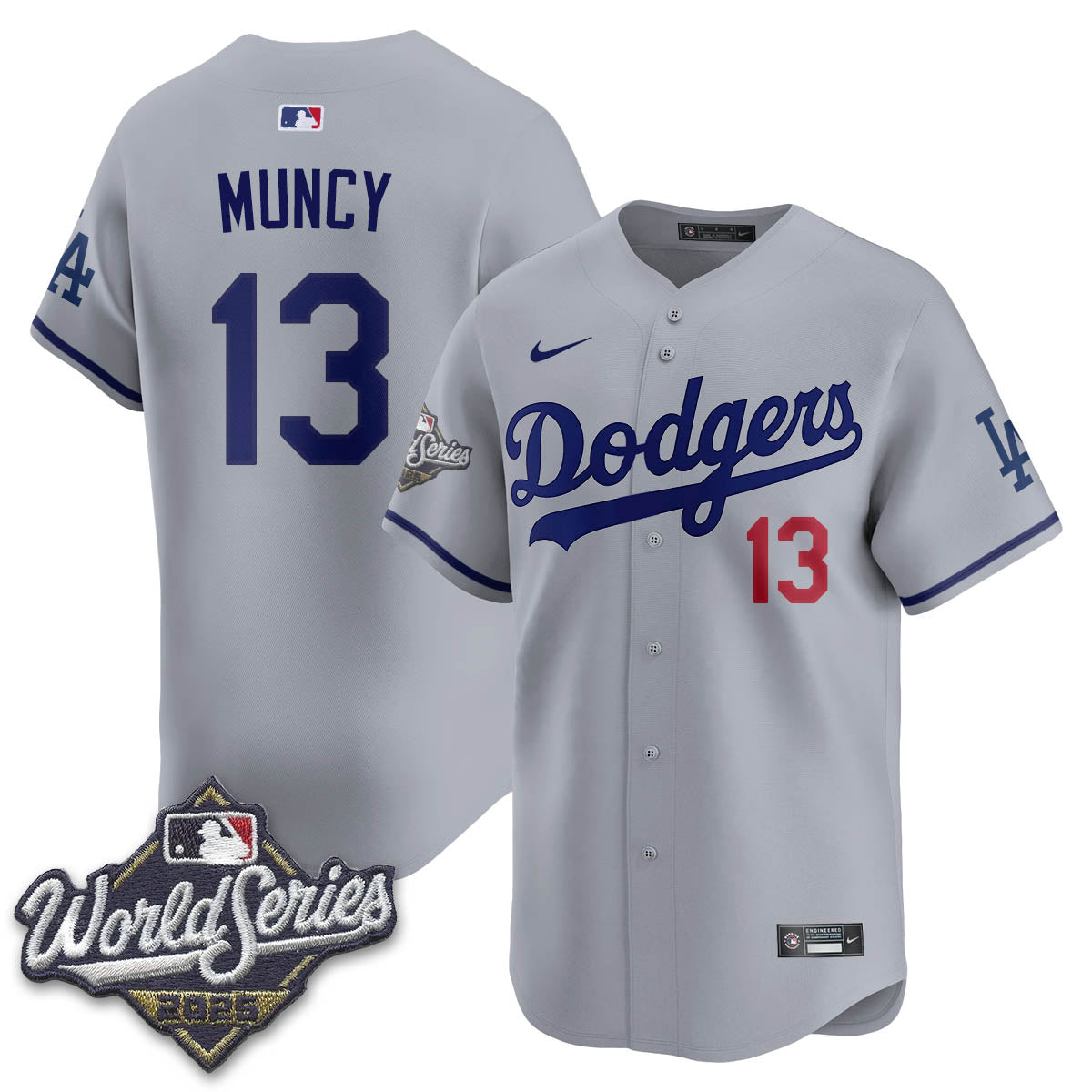 LAD 2025 World Series Jersey - Stitched