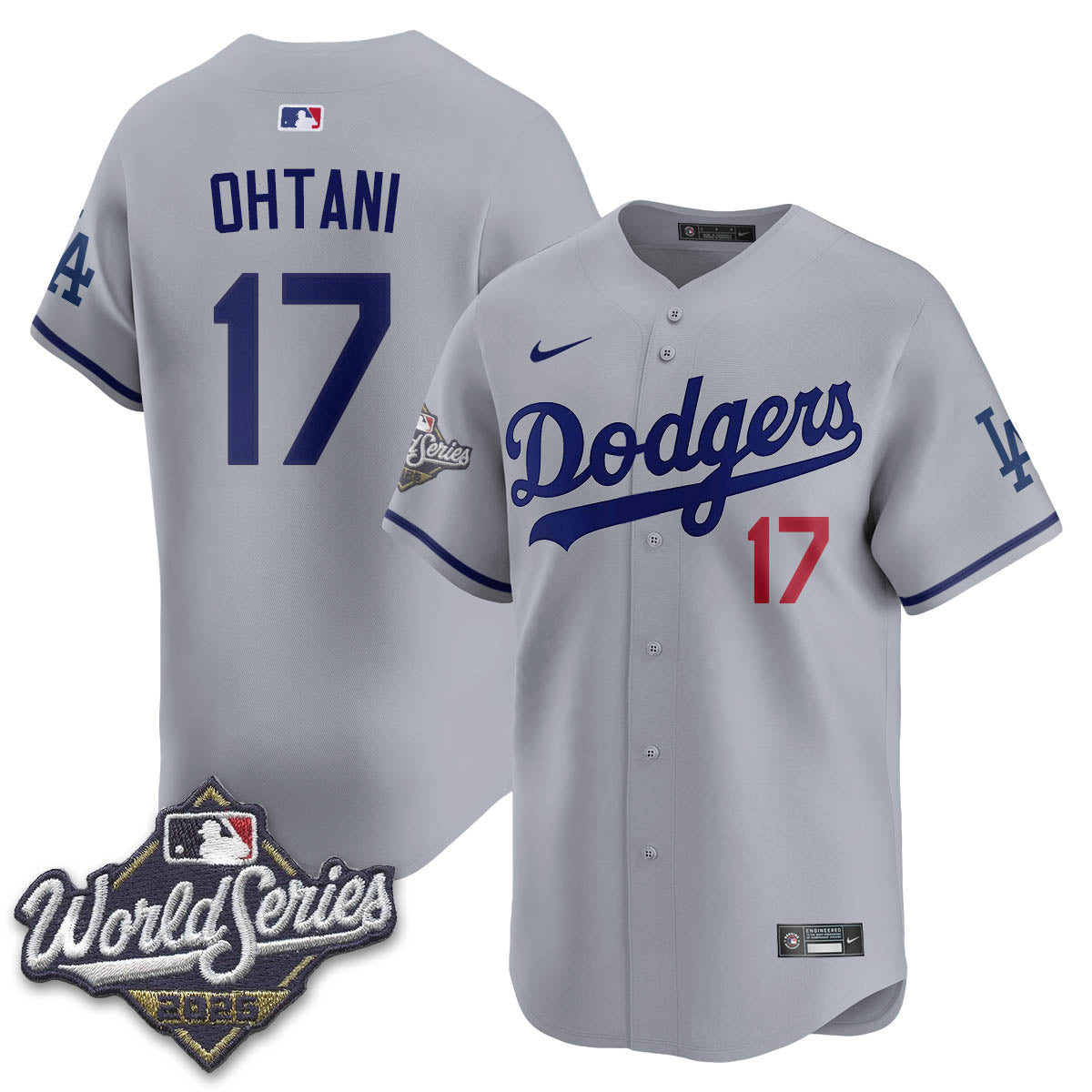 LAD 2025 World Series Jersey - Stitched