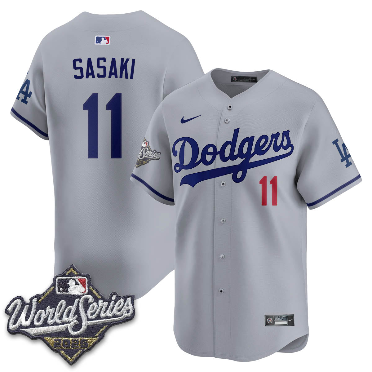LAD 2025 World Series Jersey - Stitched