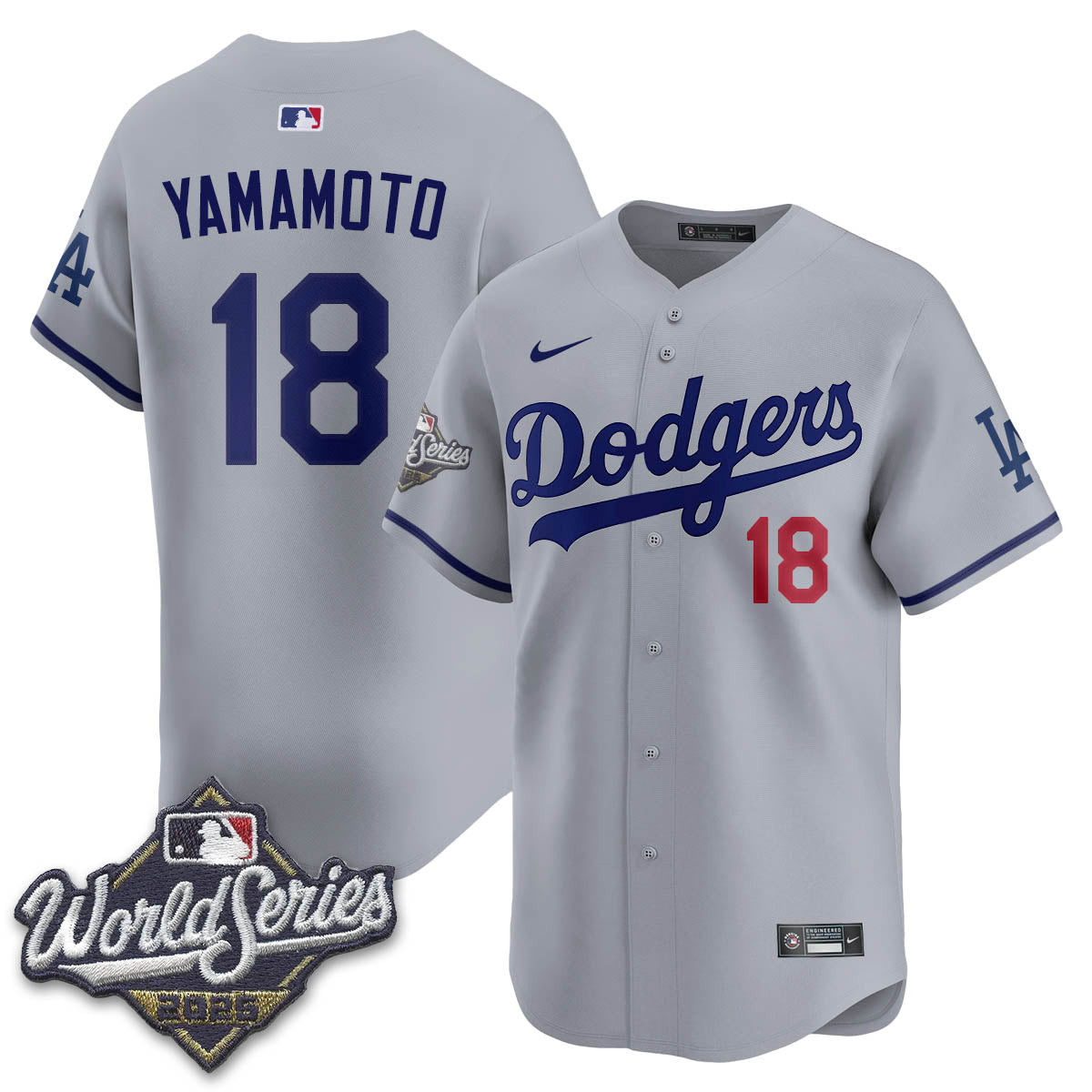 LAD 2025 World Series Jersey - Stitched