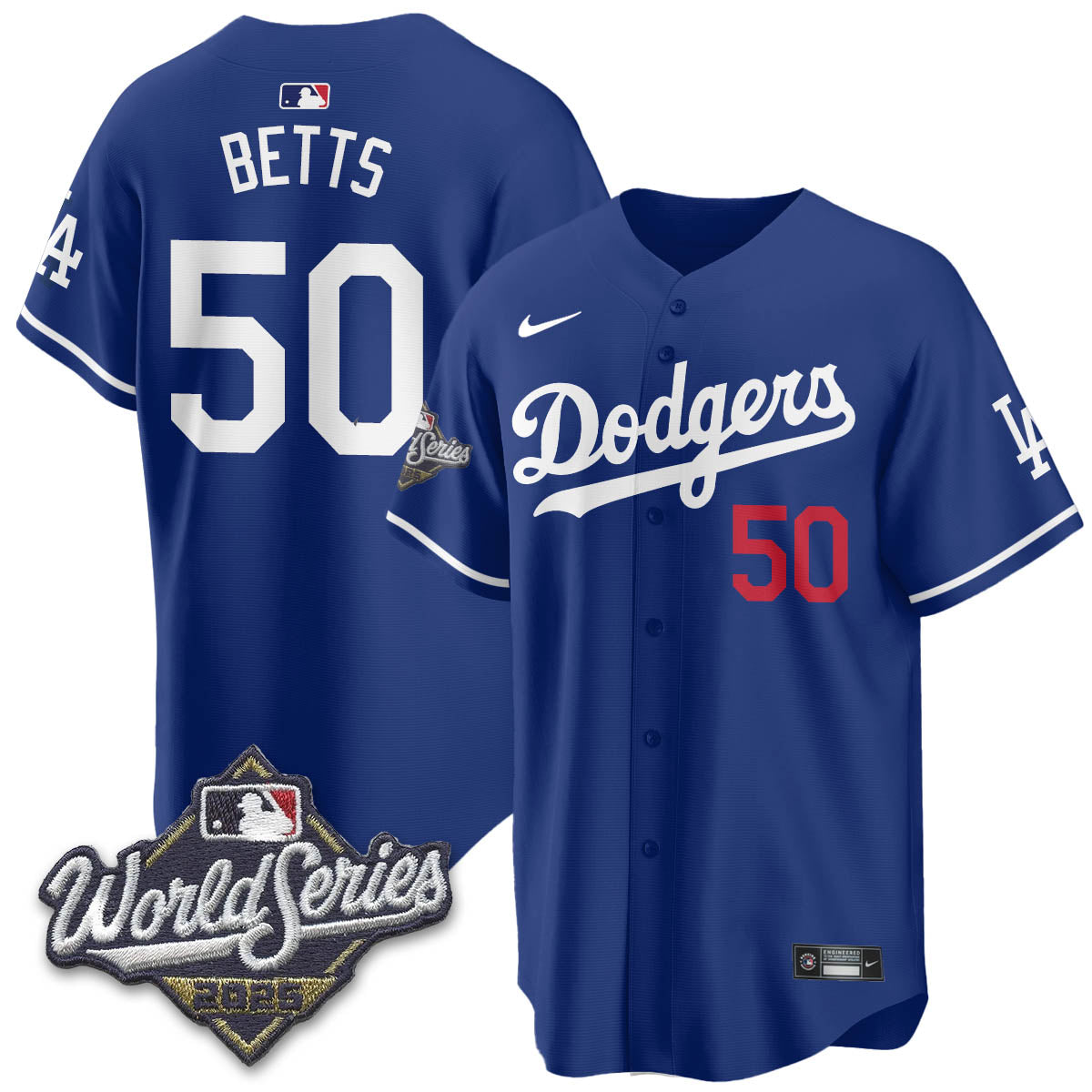 LAD 2025 World Series Jersey - Stitched