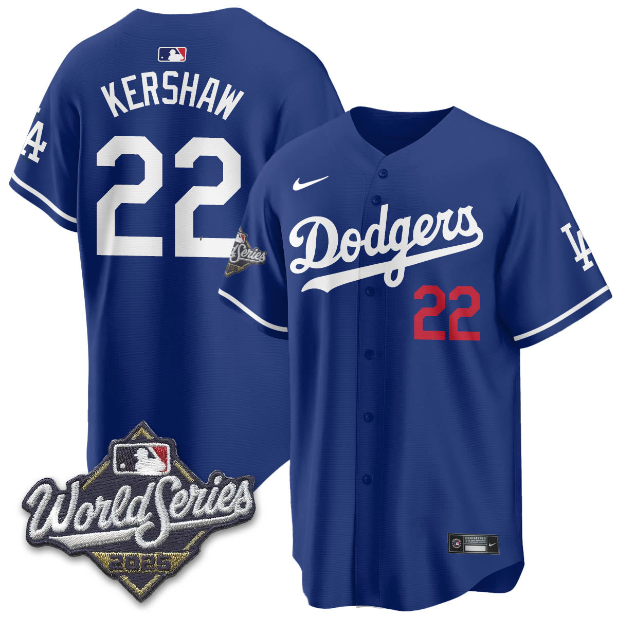 LAD 2025 World Series Jersey - Stitched