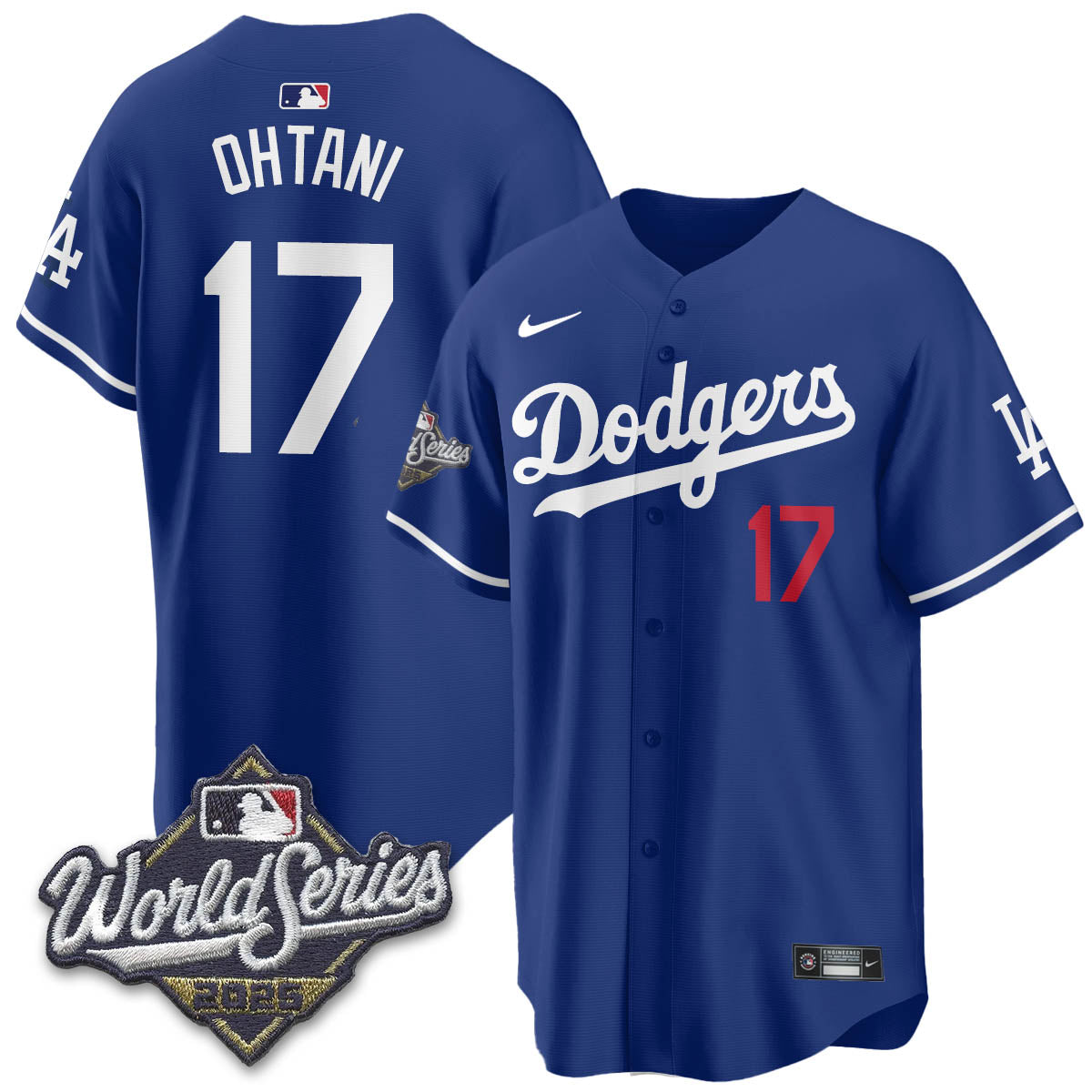 LAD 2025 World Series Jersey - Stitched