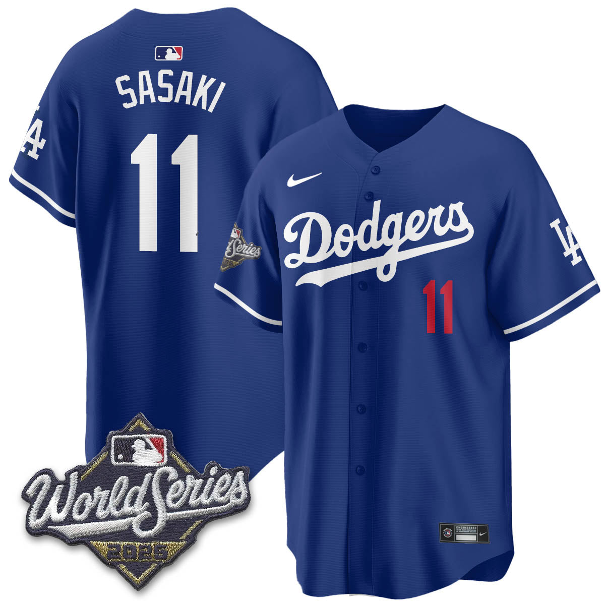 LAD 2025 World Series Jersey - Stitched