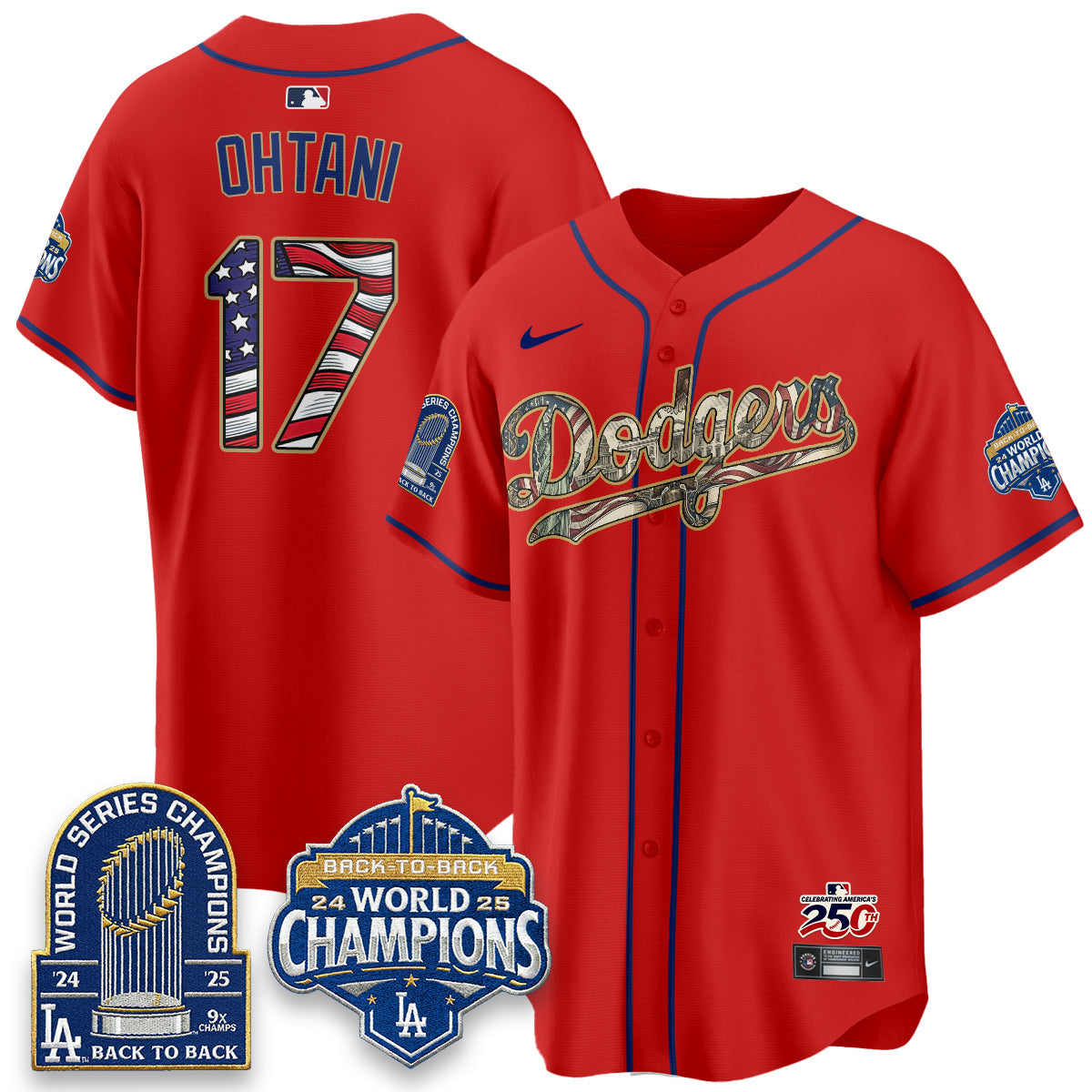 LAD 2026 Independence Day USA Vapor Limited Jersey - Stitched