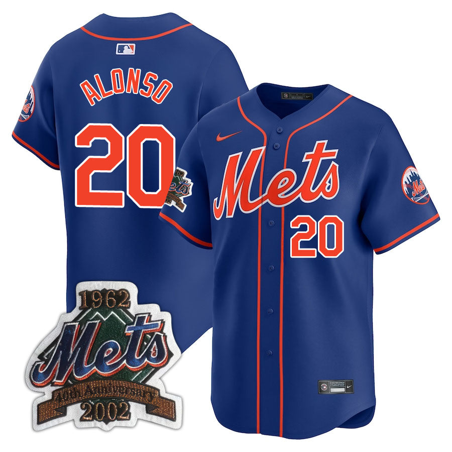 NYM Limited Jersey - 2002 Patch - Stitched