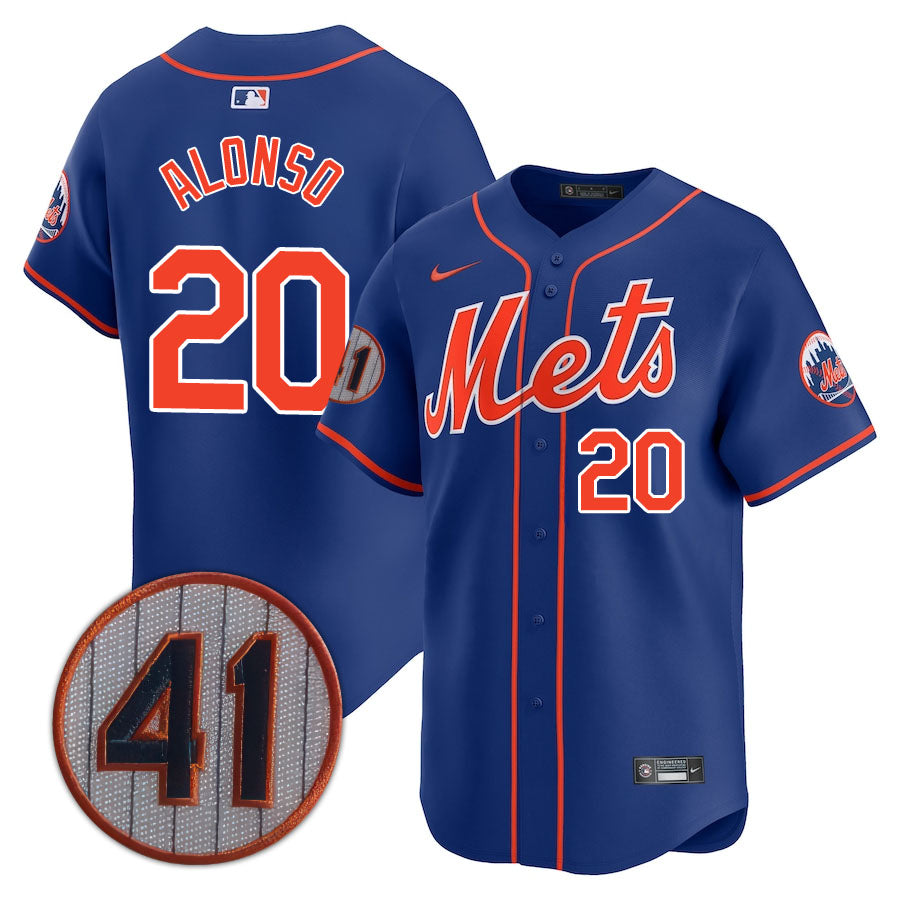 NYM Limited Jersey - 2021 Patch - Stitched