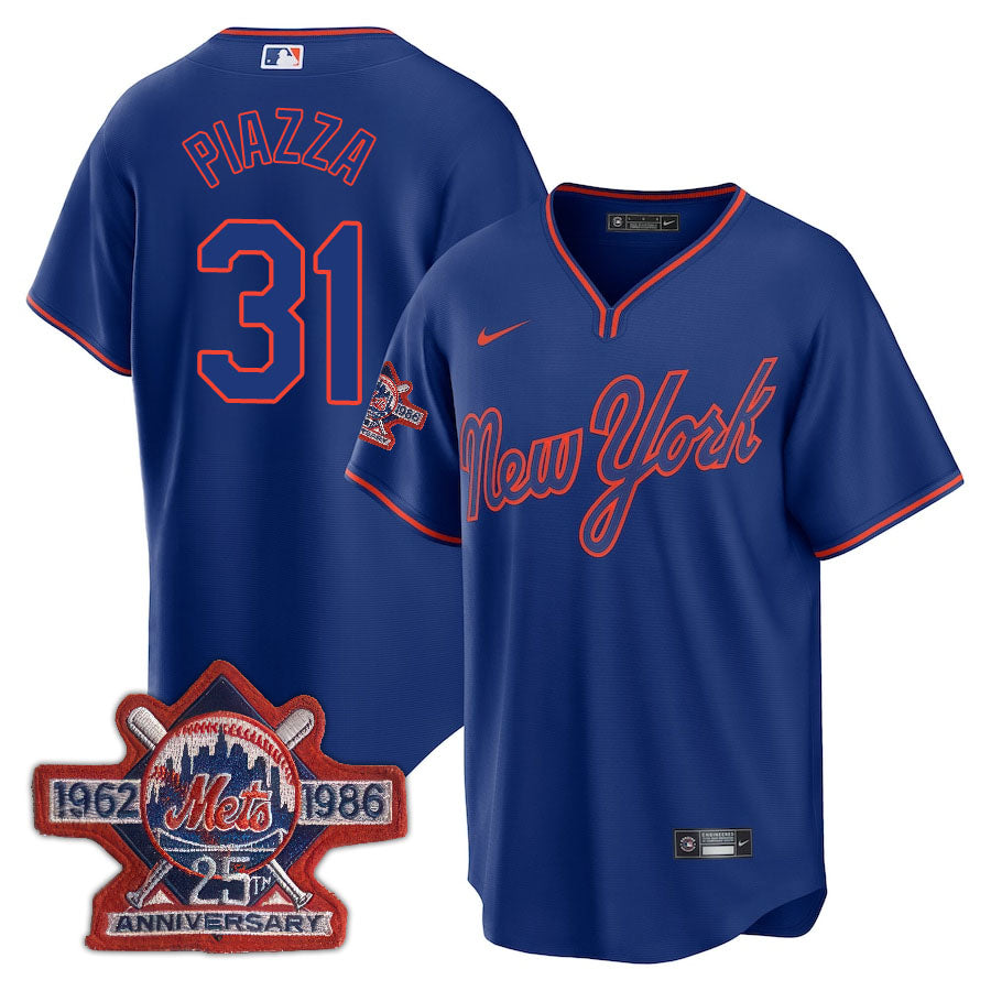 NYM Limited Jersey - 1986 Patch - Stitched