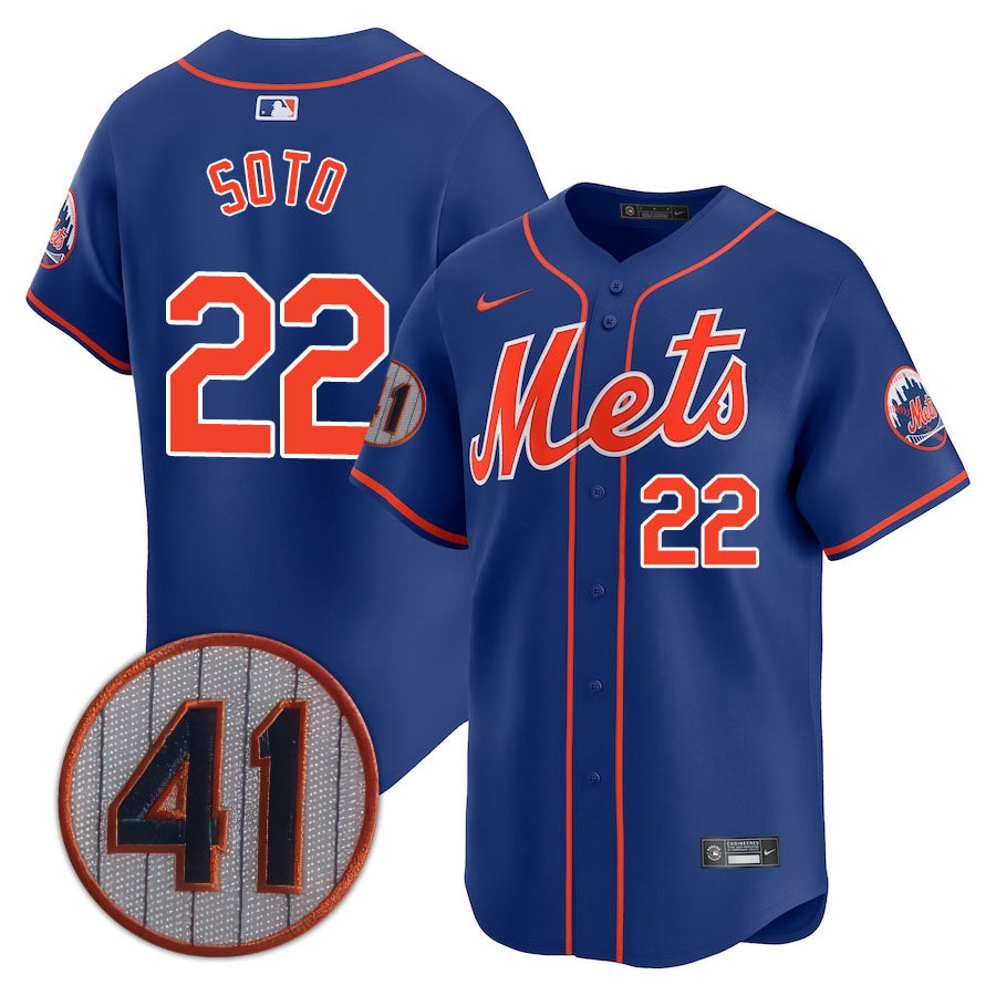NYM Limited Jersey - 2021 Patch - Stitched