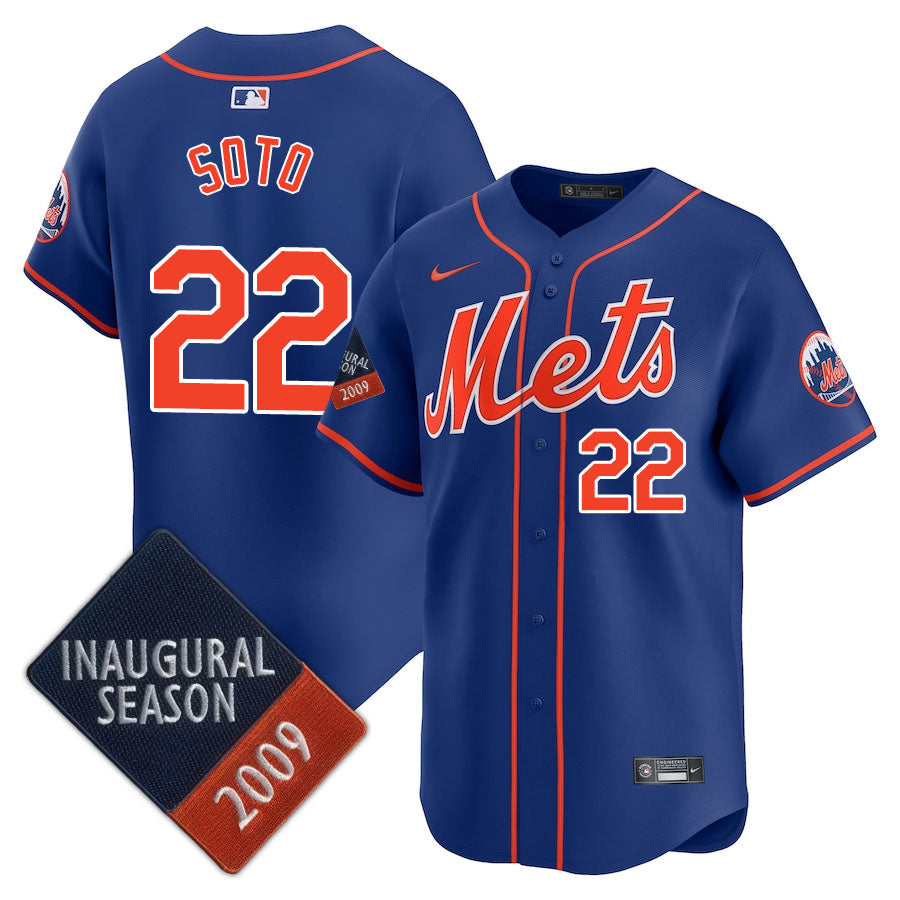 NYM Limited Jersey - 2009 Patch - Stitched
