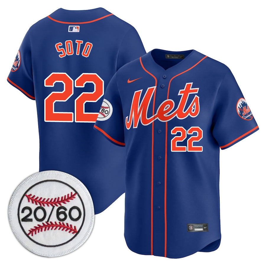 NYM Limited Jersey - 2001 Patch - Stitched