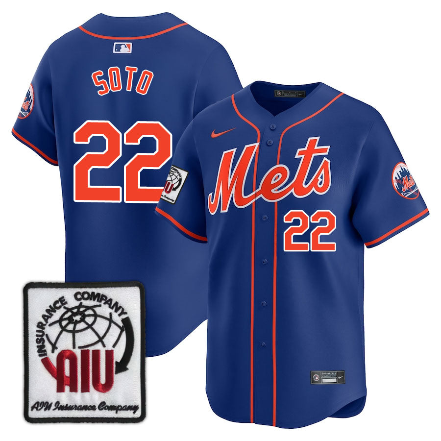 NYM Limited Jersey - 2000 Patch - Stitched