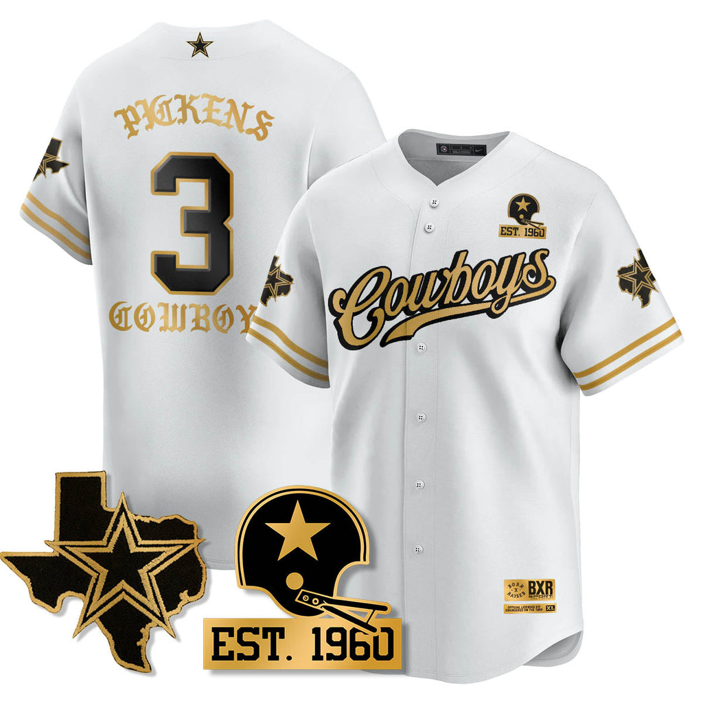DAL Born x Raised Baseball Jersey - Stitched