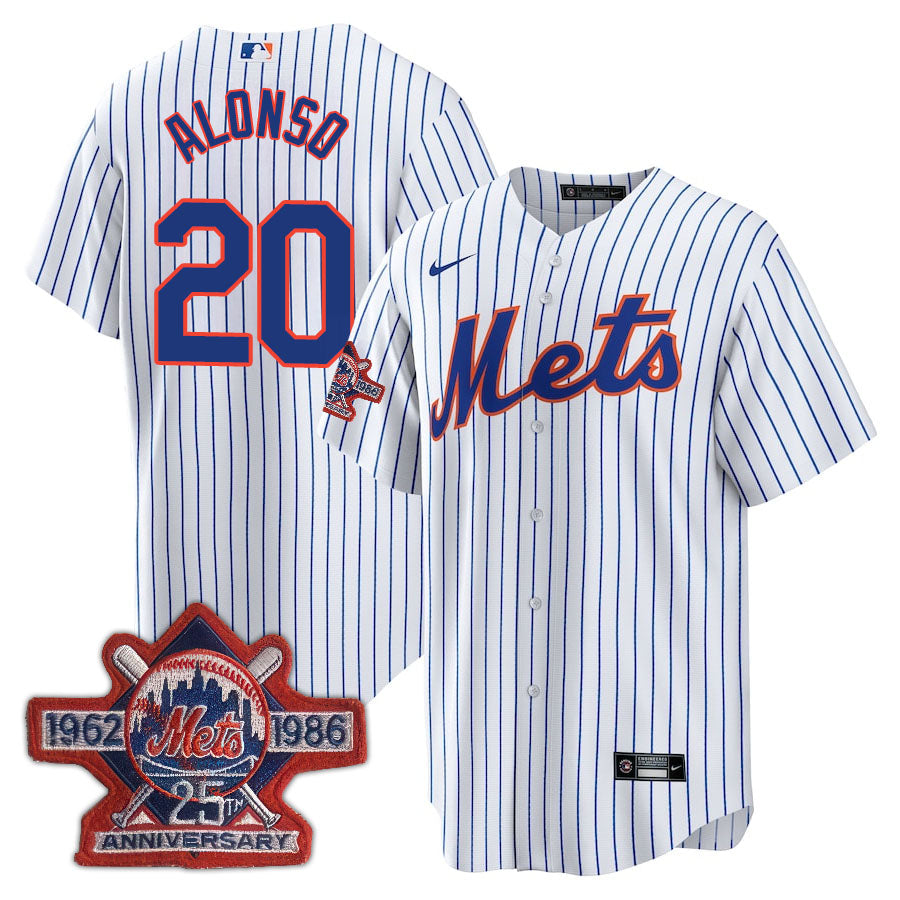 NYM Limited Jersey - 1986 Patch - Stitched