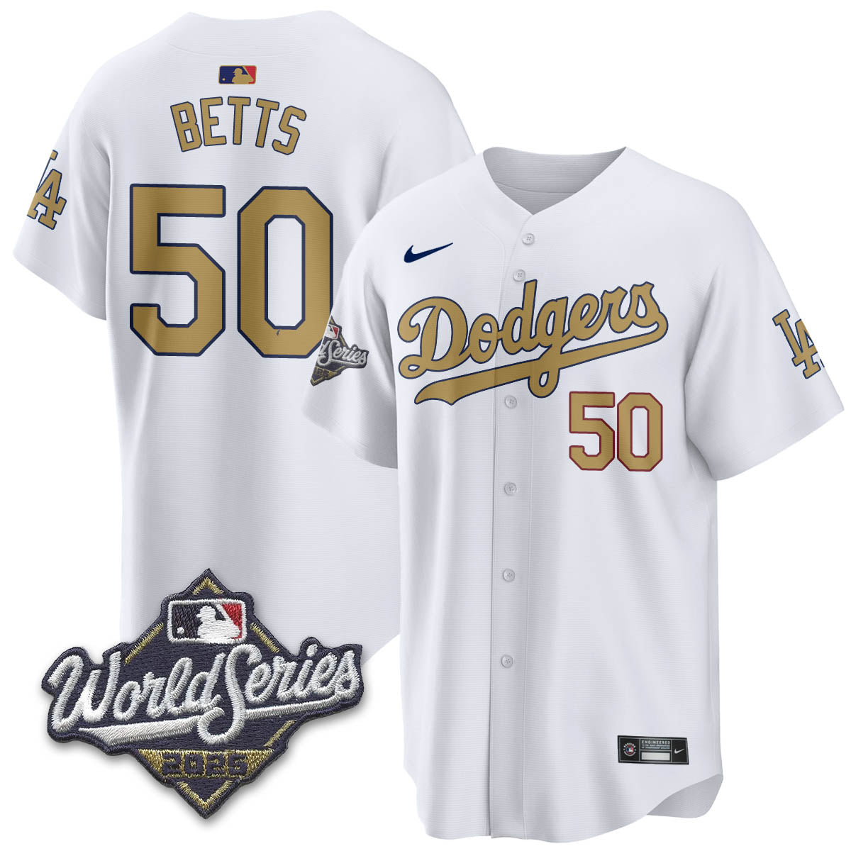 LAD 2025 World Series Jersey - Stitched