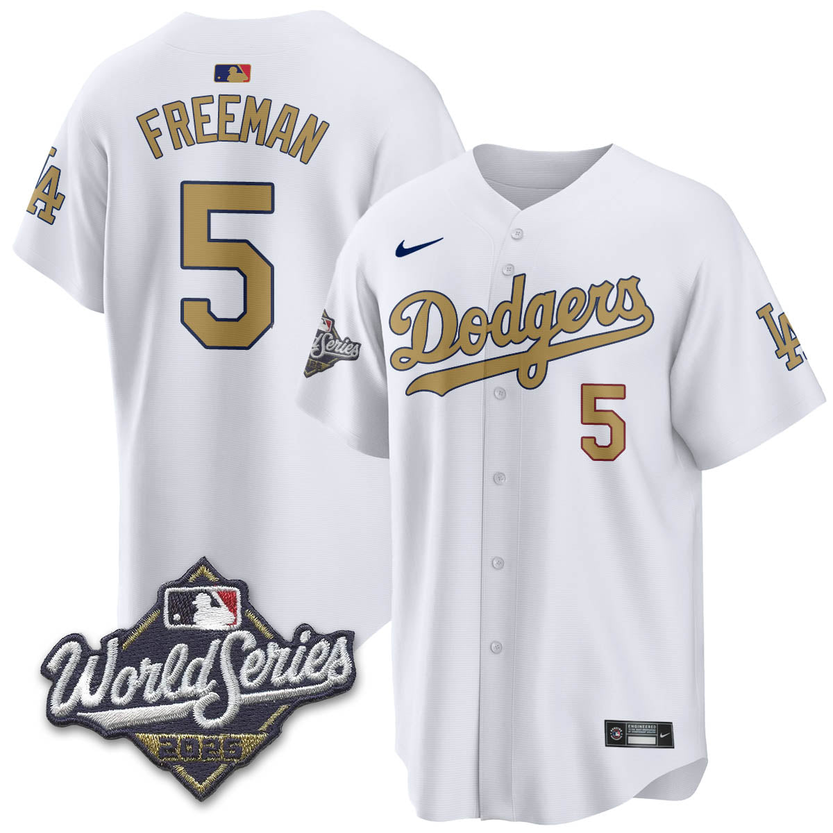 LAD 2025 World Series Jersey - Stitched