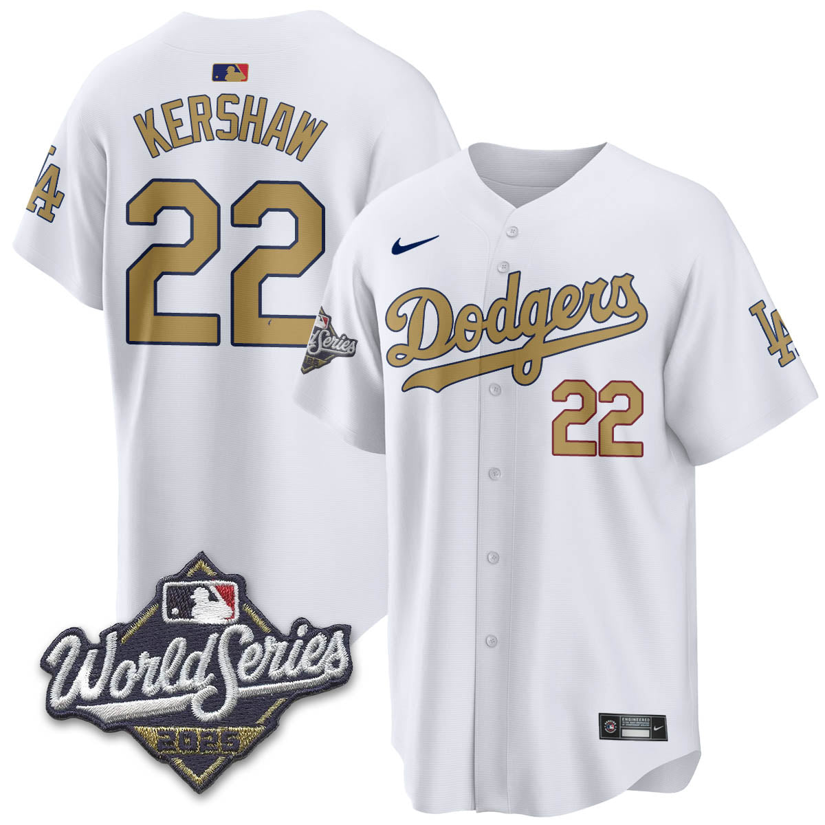 LAD 2025 World Series Jersey - Stitched