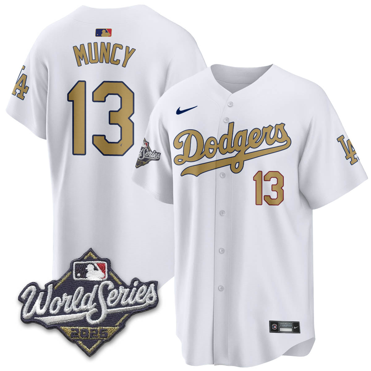 LAD 2025 World Series Jersey - Stitched