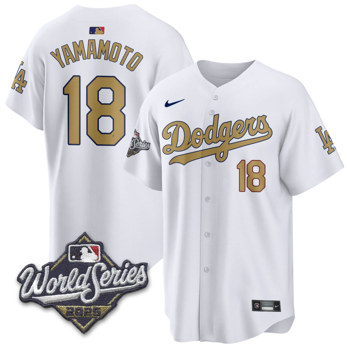 LAD 2025 World Series Jersey - Stitched