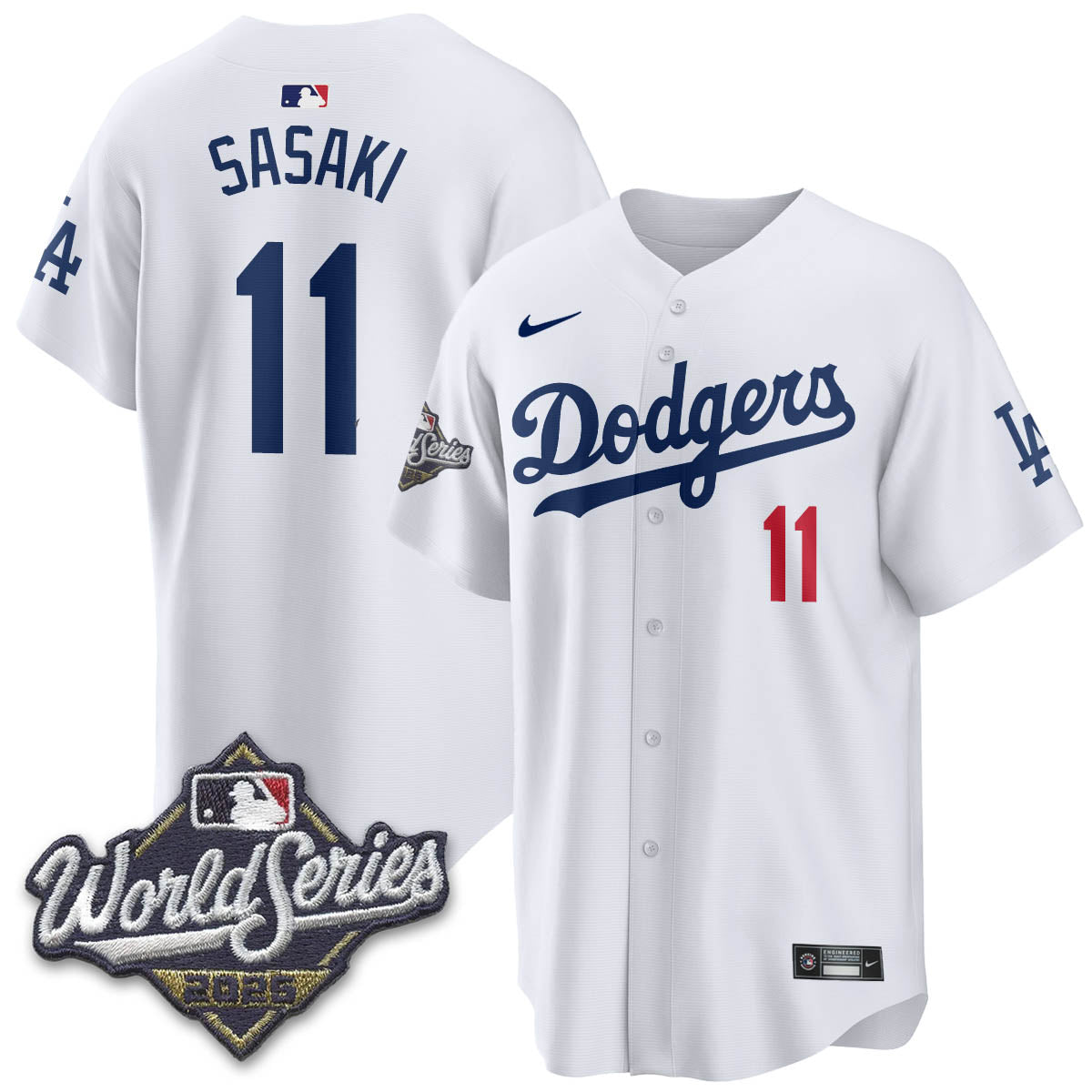 LAD 2025 World Series Jersey - Stitched