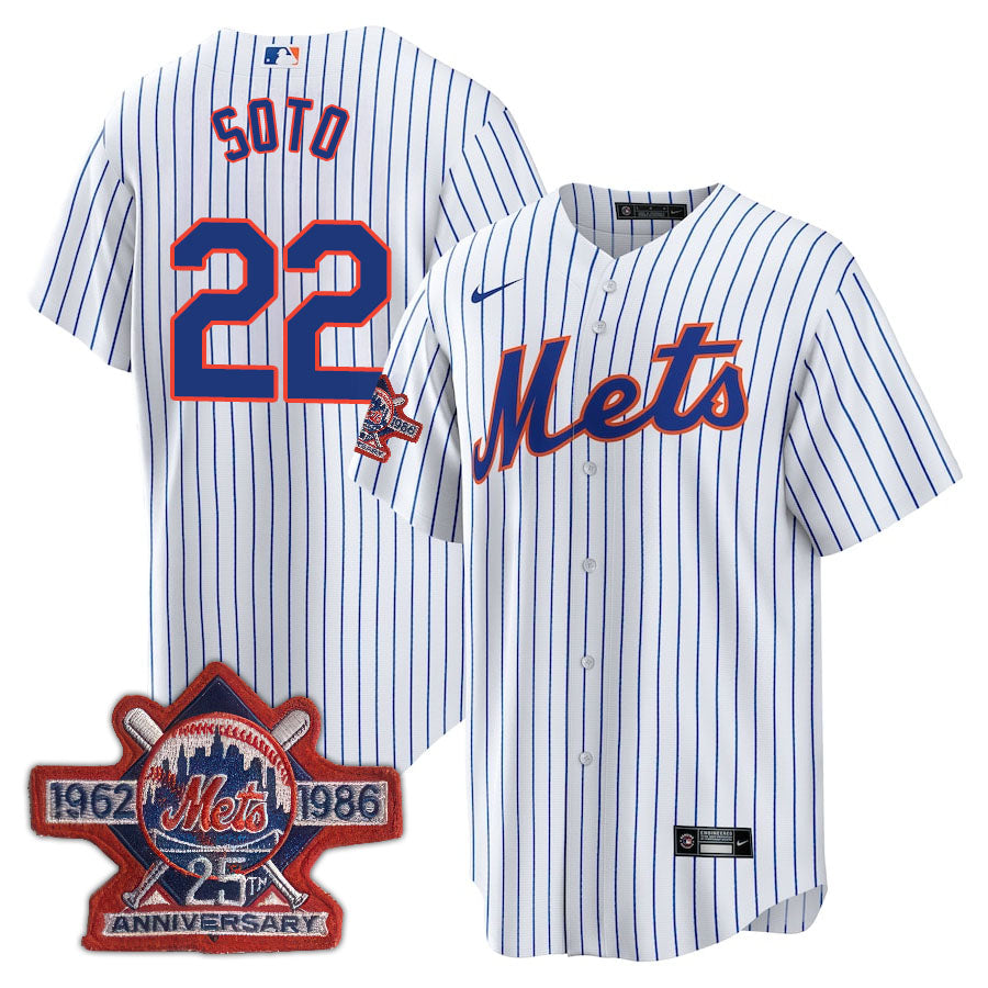 NYM Limited Jersey - 1986 Patch - Stitched