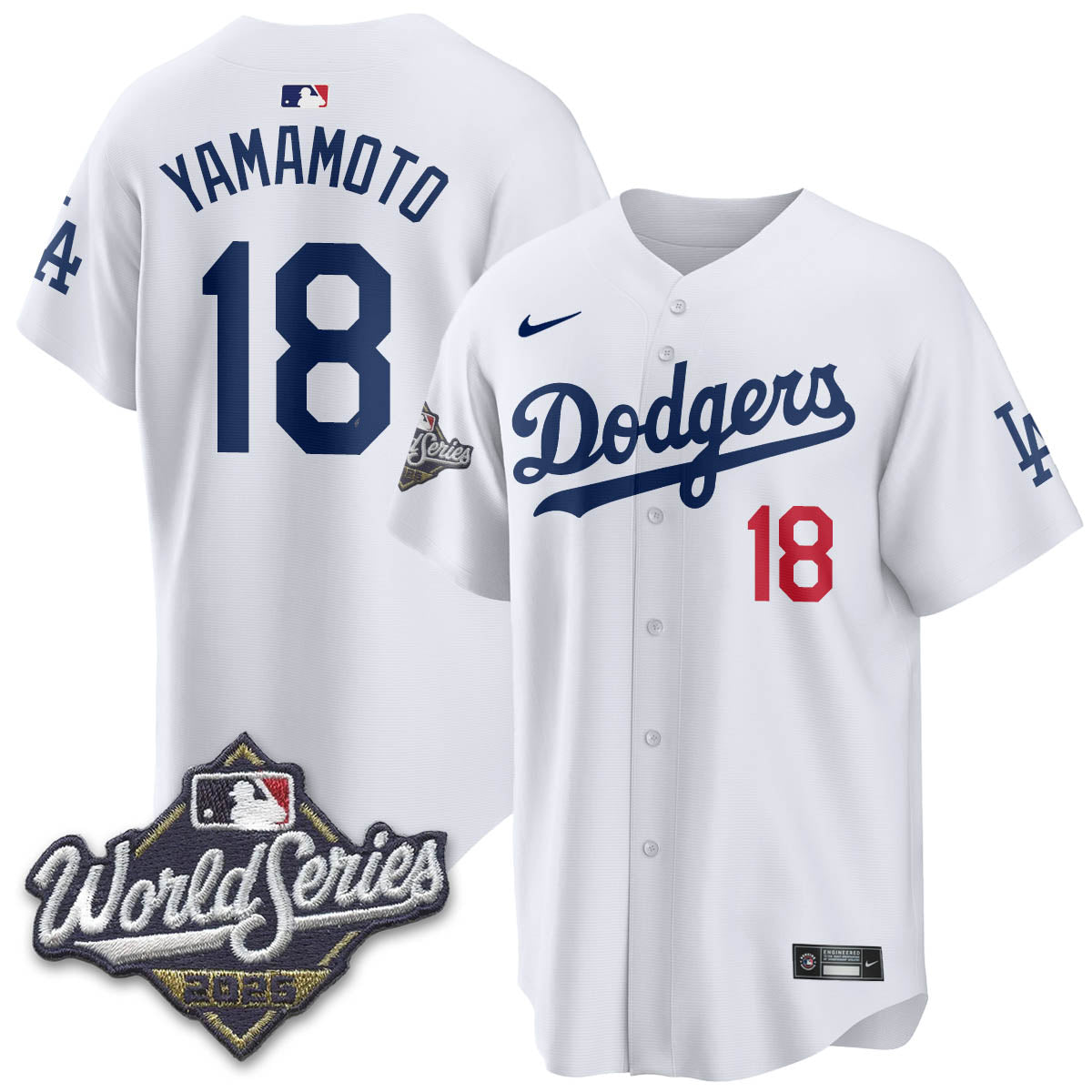LAD 2025 World Series Jersey - Stitched