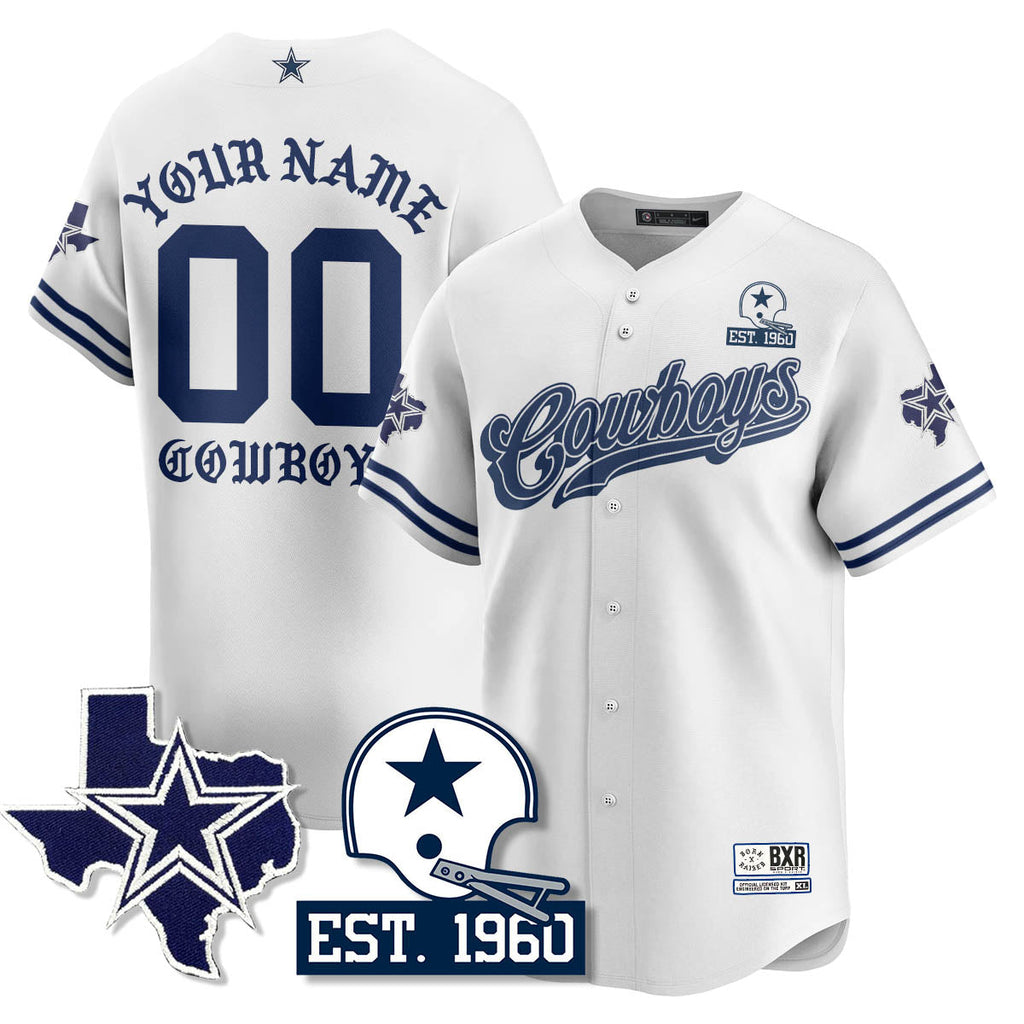 DAL Born x Raised Baseball Jersey - Stitched