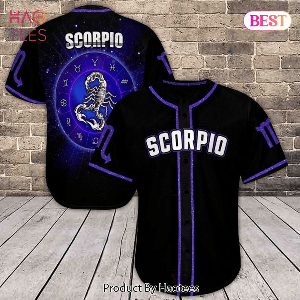 Scorpio Zodiac Baseball Jersey – Stylish Astrological Apparel For Men &amp; Women