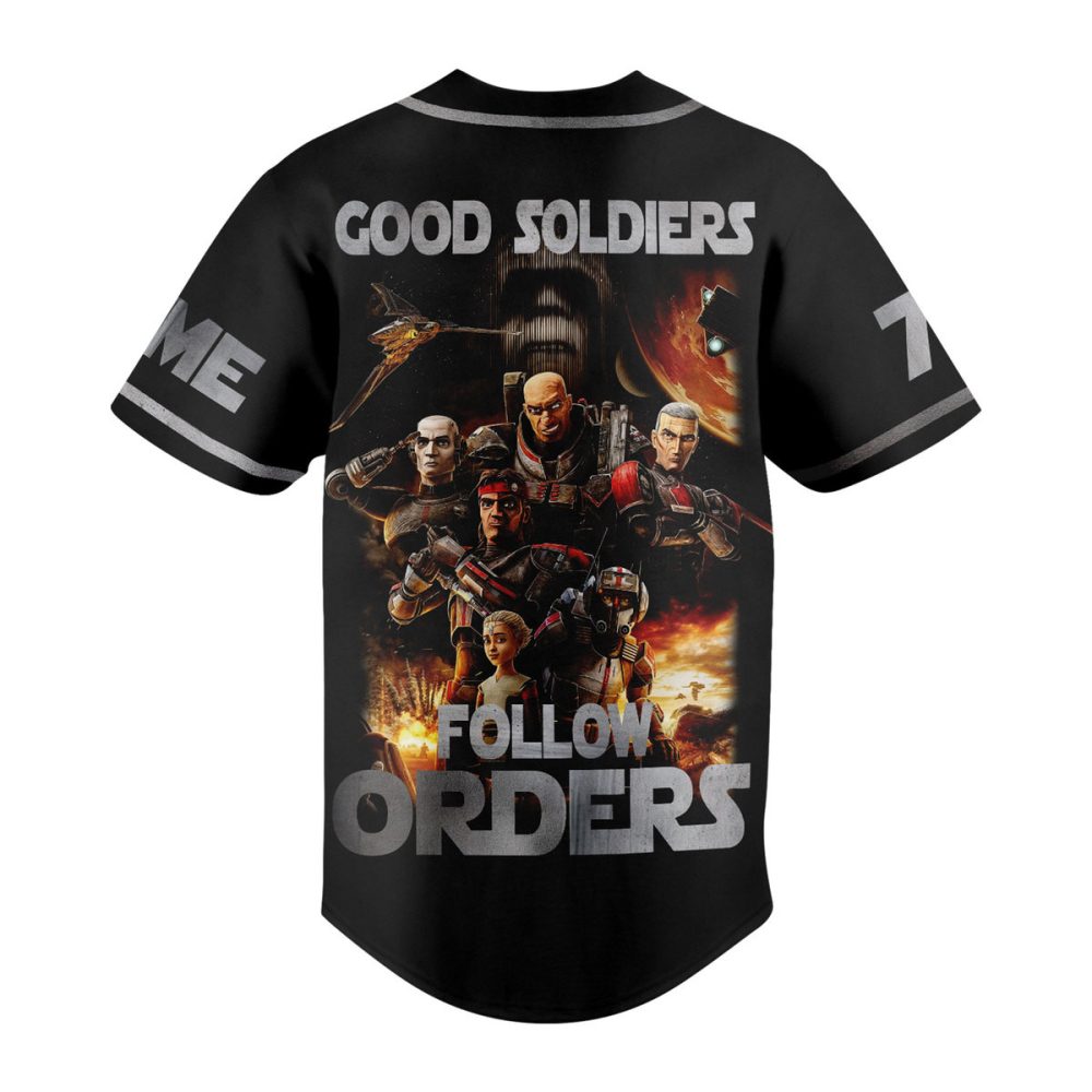 Star Wars The Bad Batch Baseball Jersey – Stylish Fan Apparel For Men &amp; Women