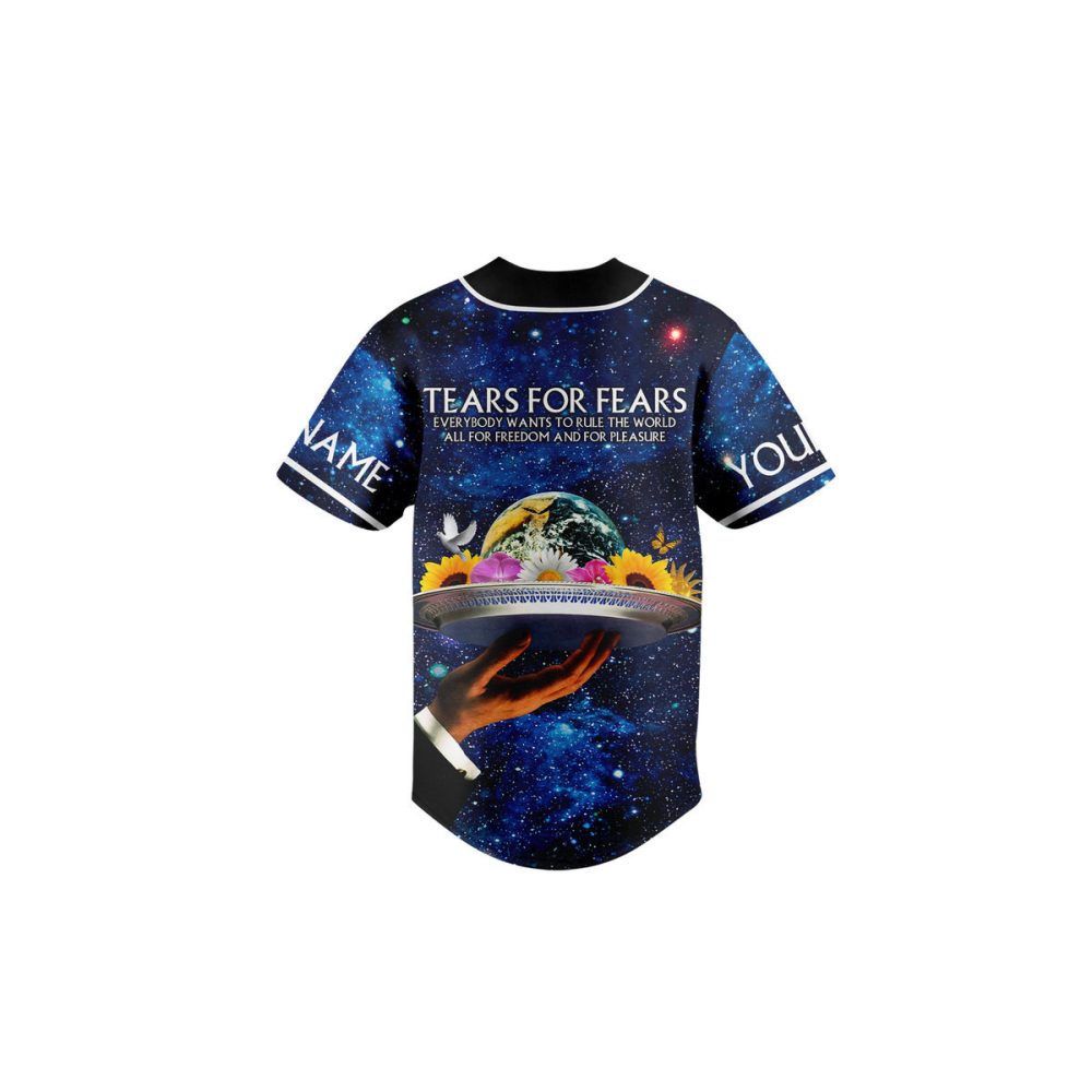 Tears For Fears Cosmic Guitar Jersey - Unique Music Fan Apparel For Men &amp; Women