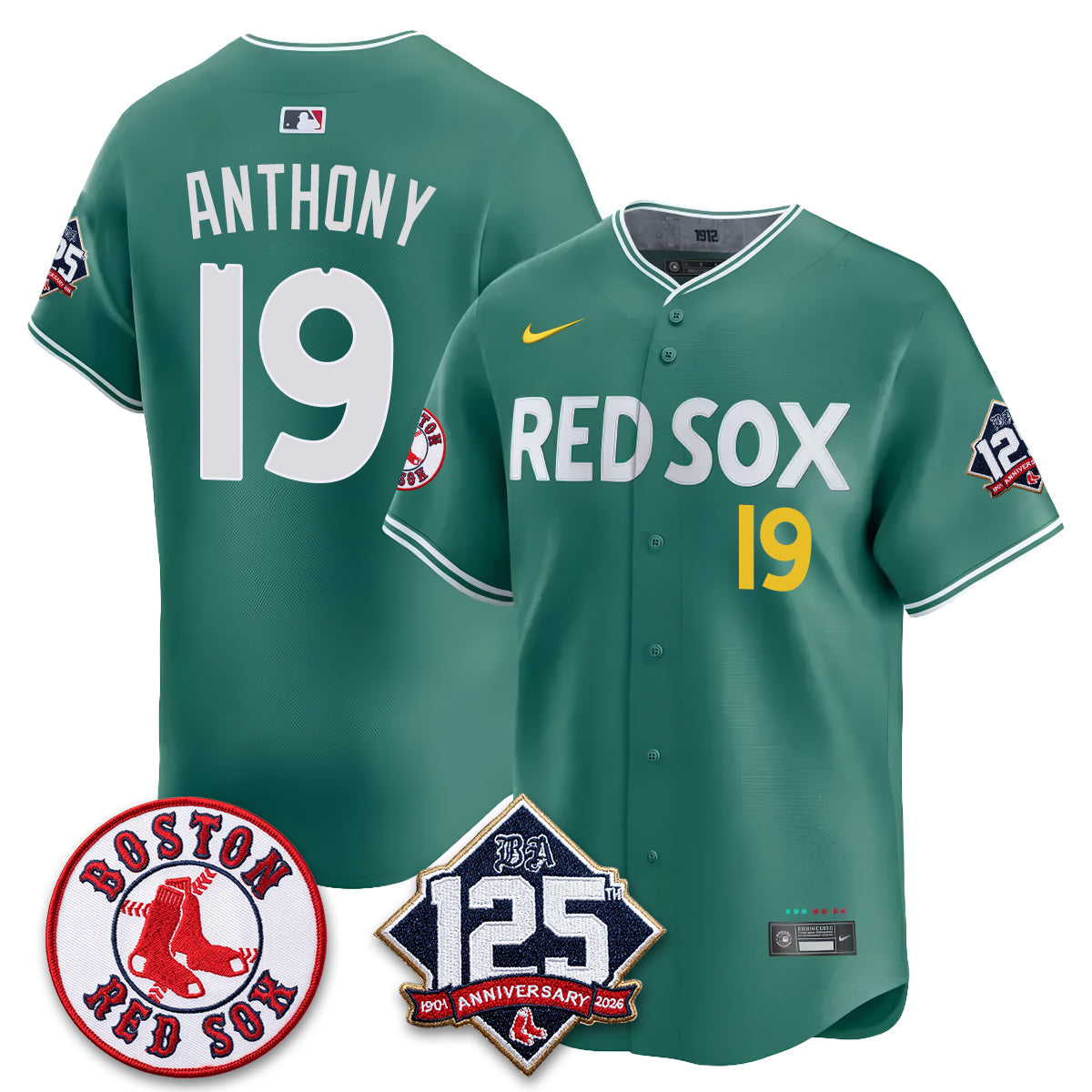 BOS 125th Anniversary Patch Vapor Jersey - Stitched